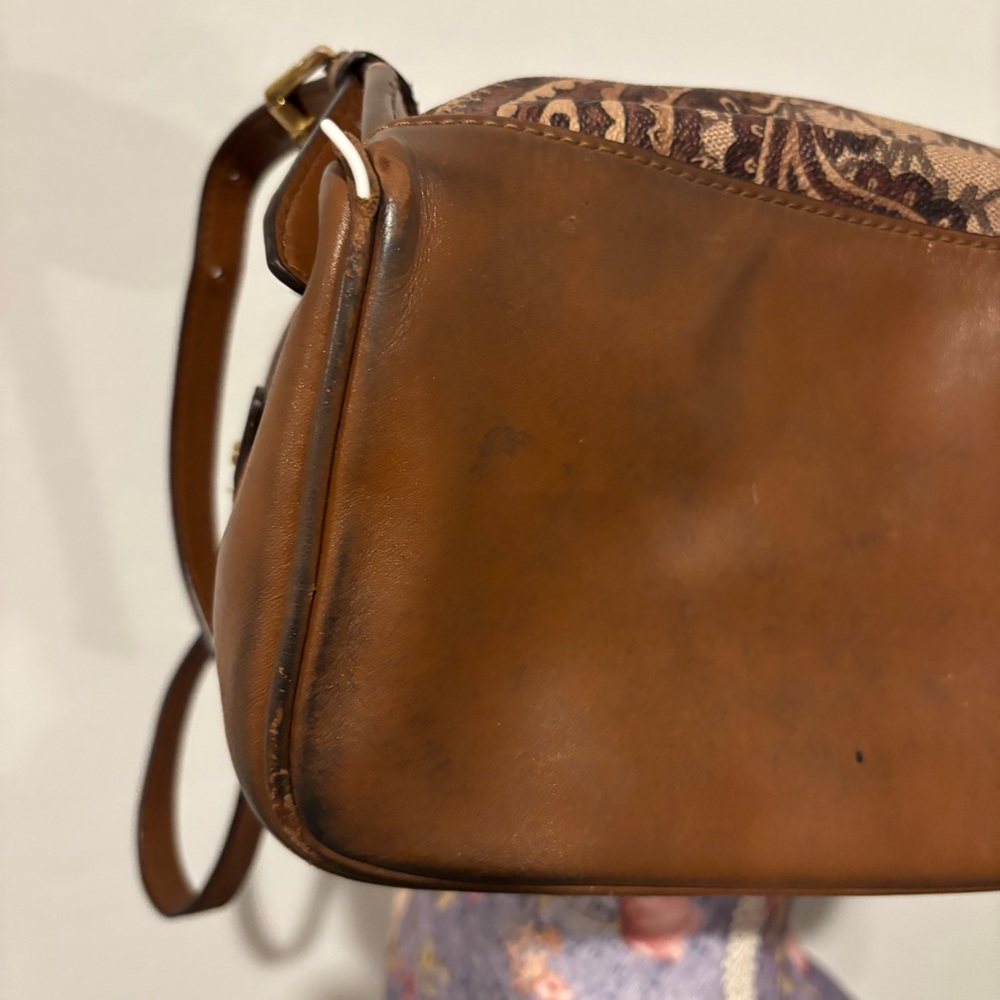 Michael Kors paisley printed canvas and leather backpack - Picture 11 of 14